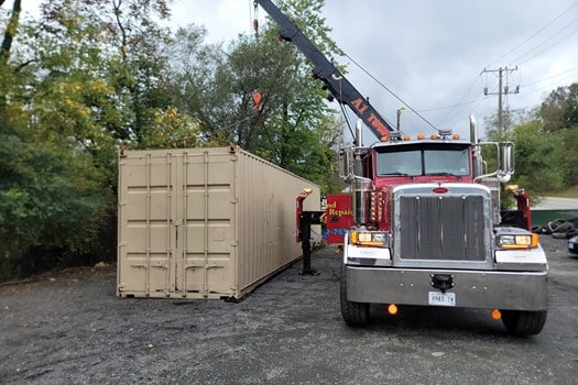 CONEX Box Relocation in Gordonsville Virginia